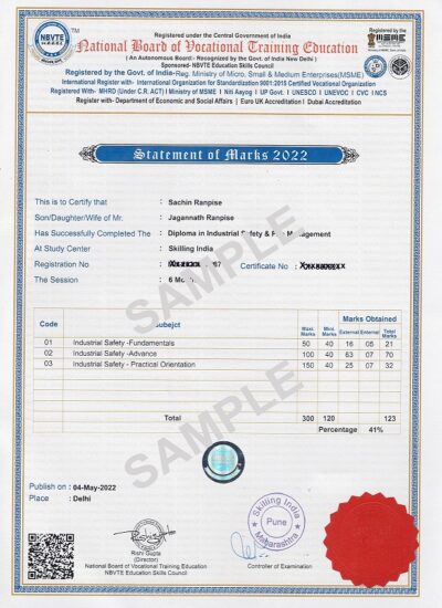 Sample Marksheet sm