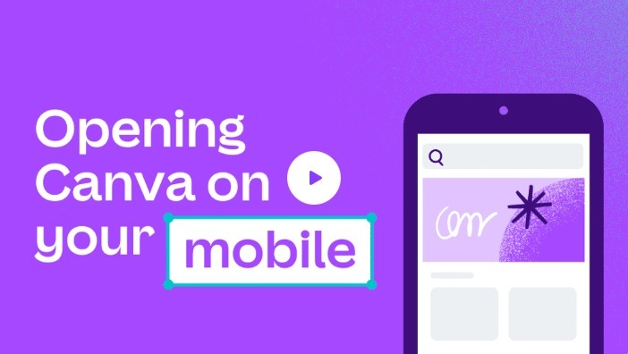 Canva Using Mobile